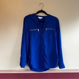 Calvin Klein Royal Blue Blouse
